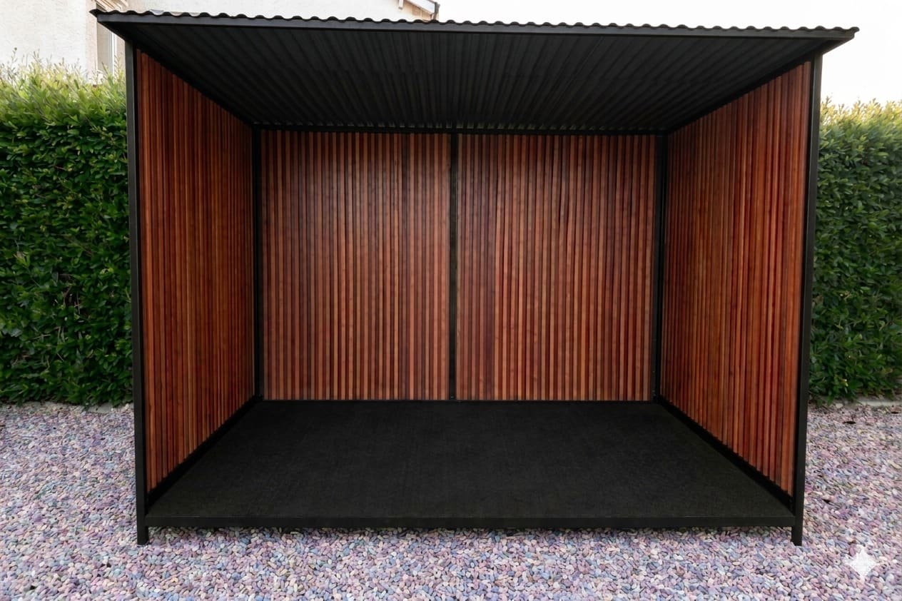 Galpón Abierto — Blanco Nieve